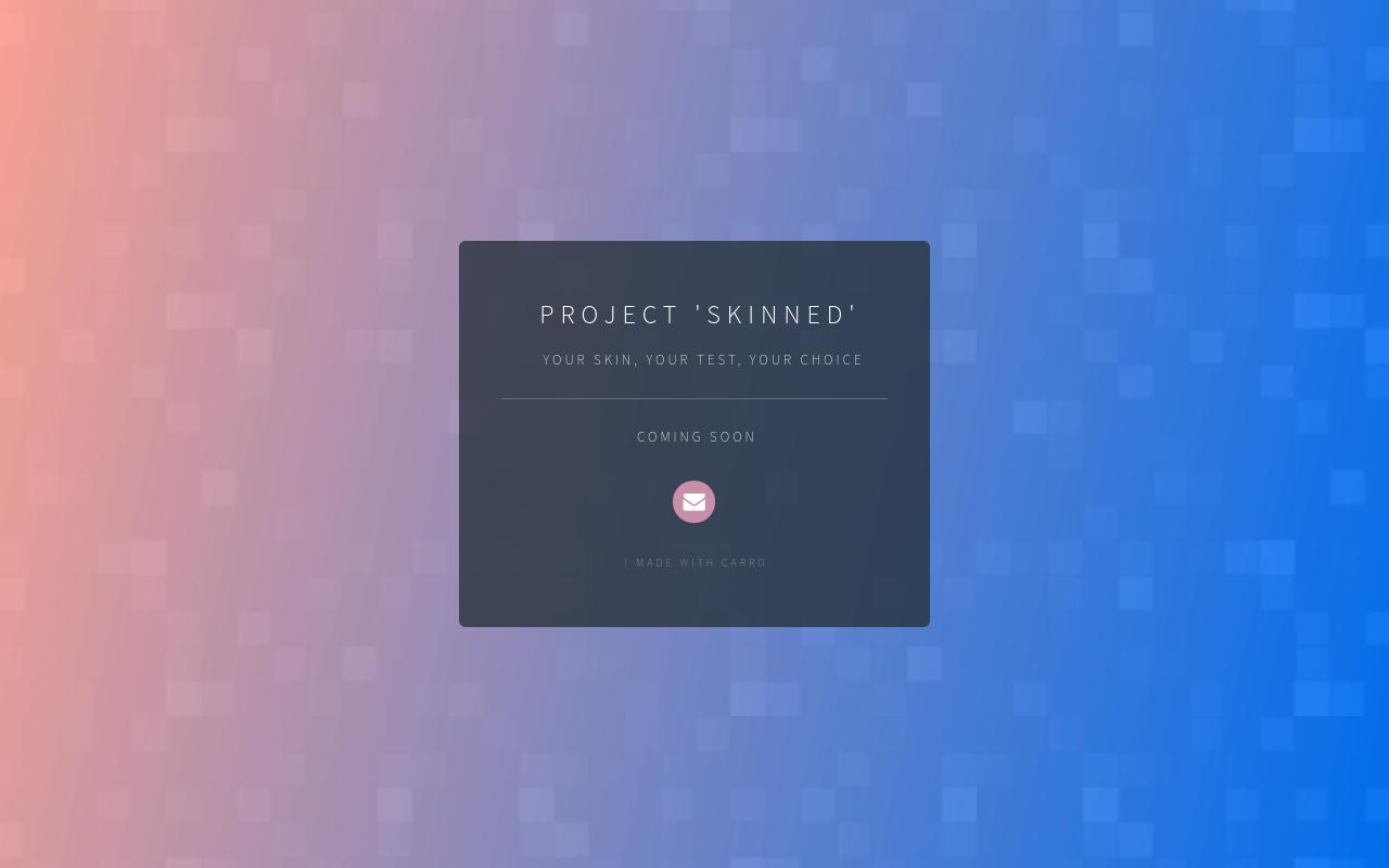 Carrd profile picture for @skinned